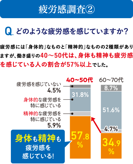 疲労感調査2 どのような疲労感をを感じていますか？
