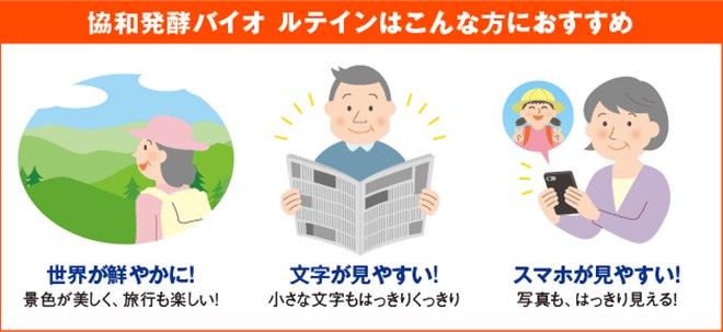 世界が鮮やかに! 文字が見やすい! スマホが見やすい!