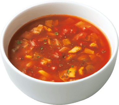 完熟トマトスープ 調理例